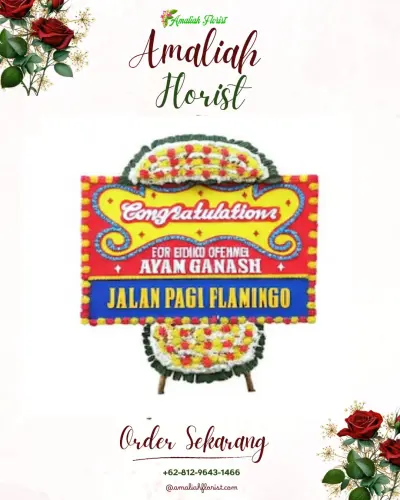 Bunga Papan Congratulation di Bongas
